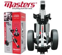 Masters Golf 5 Series Compact Silver Manual Golf Trolley