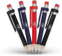 Masters 5 Wood Pencils with Clip & Eraser - - Size: ONESIZE