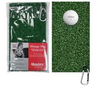 MASTERS ASTRO TURF GOLF STRIKE MAT/WINTER RULES GOLF MAT +FREE GOLF BAG CLIP