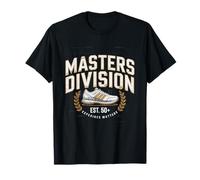 Masters Athlete Vintage Badge Over 50 Endurance Runner T-Shirt