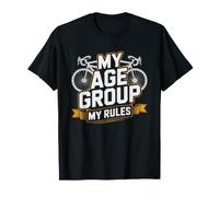 Masters Cyclist Age Group Rules Road Race Pride Division T-Shirt