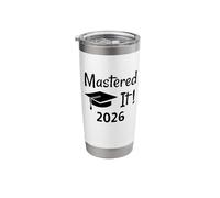Master's Degree 2026 Gift, Mastered It! Stainless Steel Insulated Tumbler