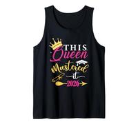 Master's Degree Class of 2026 Grad This Queen Mastered It 26 Tank Top