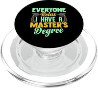 Masters Degree Design For MBA Graduate - A Master's Degree PopSockets PopGrip for MagSafe
