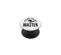 Masters Degree Designs For Men Women Education Funny MBA PopSockets Adhesive PopGrip