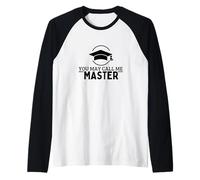 Masters Degree Designs for Men Women Education Funny MBA Raglan Baseball Tee