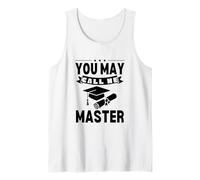 Masters Degree Designs for Men Women Education Funny MBA Tank Top
