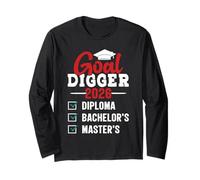Master's Degree Goal Digger 2026 Funny Master's Long Sleeve T-Shirt