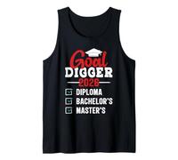 Master's Degree Goal Digger 2026 Funny Master's Tank Top