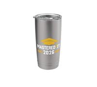 Masters Degree Graduation Mastered It Class of 2026 Graduate Stainless Steel Insulated Tumbler