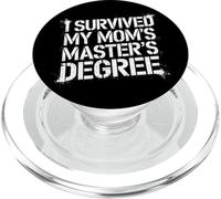 Masters Degree Humor Quote For Proud Families PopSockets PopGrip for MagSafe