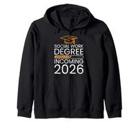 Master's Degree SOCIAL WORK DEGREE INCOMING 2026 Master's Zip Hoodie