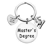 Masters Gifts Master's Degree Keyring Find Joy in The Journey Masters Degree Graduation Gifts Christmas Birthday Gifts Masters Gifts for Him Her