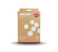Masters Airflow XP Practice Balls - White - 6 Pack Size: White