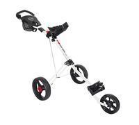 Masters Golf - 5 Series 3 Wheel Push Trolley - White