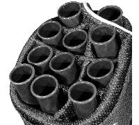 MASTERS GOLF BAG ORGANISER CLUB PROTECTION TUBES