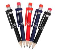 Masters Golf Sports Practical Wood Pencils With Clip & Eraser Pack Of 5