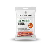 Masters Bamboo Graduated Golf Castle Tees Orange One Size
