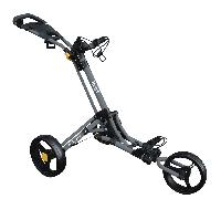 MASTERS iCART GO 3 WHEEL GOLF TROLLEY - MATTE GREY
