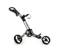 iCart Go - 3 Wheel Push Trolley Grey/Black