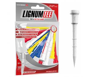 Masters Lignum Tee 2 1/2in pk 16 Mix Colours