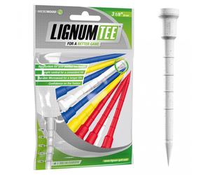 Masters Lignum Tee 3 1/8in pk 12 Mix Colours