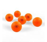 Masters Lite Flite Foam Practice Balls Orange x6 in Eco Bag