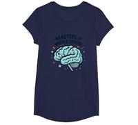 Masters of Middle School Teacher Appreciation Gift T-Shirt, Girls, Navy, Small