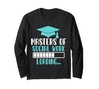 Masters of Social Work Loading MSW Graduation Future Social Long Sleeve T-Shirt