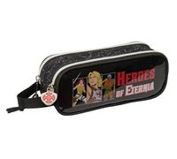 MASTERS OF THE UNIVERSE - Children's Double Pencil Case, Children's Pencil Case, Ideal for School Age Children, Comfortable and Versatile, Quality and Resistance, 21 x 6 x 8 cm