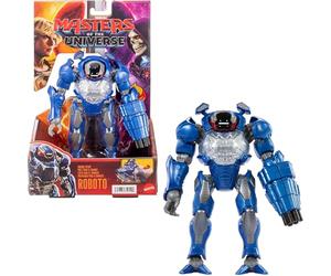 Masters of the Universe Feature Action Figure Combat Ready Roboto, Twist & Release Quick Draw Move, 5.5 Inch with Blaster, 2026 Movie Accurate Hero Toy