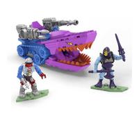MEGA Construx Masters of the Universe Land Shark - Collectible Attack Vehicle Set - Moving Jaws - 2 Micro Figures - 178 Bricks - Gift for Kids 8+ - HDK07