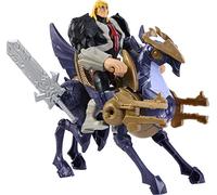 Masters of the Universe He-Man and the Figure and Creature Vehicle Skeletor and Battle Bones, Savage Eternia Collectible Villain and Steed, MOTU Toy