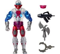 Masters of the Universe Masterverse 7-Inch Action Figure, New Eternia Roboto, MOTU Toy Hero with Clear Mechanical Torso, 30 Articulations, JBP78