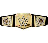 Mattel WWE Championship Title, Undisputed WWE Universal Championship Role-Play & Costume Accessory, Wearable Leather-like Belt 3+ Feet with One-Time Adjustment, HYJ35, Black