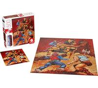 Masters of The Universe Mattel Jigsaw Puzzle with 500 Interlocking Pieces and Mini-Poster Featuring He-Man and Skeletor, Gift for Collectors and Kids Ages 8 Years Old and Up