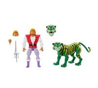 Masters of the Universe Origins Action Figure 2-Pack, Cartoon Collection Prince Adam and Cringer, MOTU 5.5-Inch Scale Toys, 16+ Articulations, HTH30
