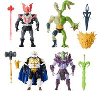 Masters of the Universe Origins Battle for Eternia Action Figure Set, 4 Figures, 14 cm, with Accessories