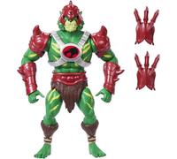 Masters of the Universe Origins & ThunderCats Action Figure, Battle Cat Man Toy, 1980s Brand Crossover, 5.5-inch Posable with Battle Claws, Mini Comic, JFW95