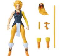 Masters of the Universe Origins & Thundercats Action Figure Cheetara Toy 1980s Crossover 5.5-inch Posable with Removable Armor Staff & Mini Comic