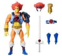 Masters of the Universe Origins & ThunderCats Action Figure Lion-O, 1980s Crossover Toy, 5.5-inch Posable, Removable Armor, Accessory & Mini Comic, JFW93
