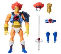 Masters of the Universe Origins & ThunderCats Action Figure Lion-O, 1980s Crossover Toy, 5.5-inch Posable, Removable Armor, Accessory & Mini Comic, JFW93