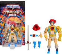 Masters of the Universe Origins & ThunderCats Action Figure Lion-O, 1980s Crossover Toy, 5.5 Inch Posable, Removable Armor, Accessory & Collector Card, JMJ18
