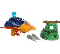 Masters of the Universe Origins Playset with Toy Plane & Accessories, Talon Fighter & Point Dread Outpost, 5.5-in Scale