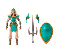 Masters of the Universe Origins Turtles of Grayskull Teela Action Figure Toy in Turtle Inspired Armor, 16 Articulations, TMNT & MOTU Crossover, HTH15
