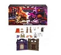 Masters of the Universe Playset, Battle for Eternia, Castle Grayskull & Snake Mountain, Bone Throne & Skeletor Figure, Power Sword & Altar, JKN95