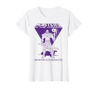 Masters of The Universe Revelation Skeleton Gate Feel Evil T-Shirt, Women, White, Large