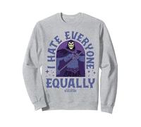 Masters Of The Universe Revelation - Skeleton Hate Everyone Sweatshirt, Adult Unisex, Heather Grey, X-Large