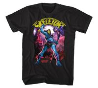 Masters of The Universe Skeletor Evil Overlord Villain Men's T Shirt Destruction Black
