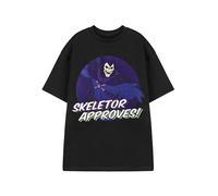 Masters of the Universe Skeletor Mens T-Shirt | Adults Black Short Sleeve Graphic Tee | Sword & Planet Cartoon Series Apparel